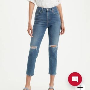 Levi’s 724 High-Rise Straight Cropped